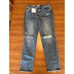 Pistola Presley High Rise Relaxed Roller Distressed Ripped‎ Jeans Size 28 NWT